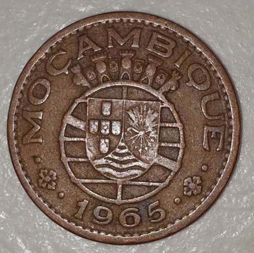 1965 - 1 ESCUDO - MOCAMBIQUE - MOZAMBIQUE - (Bronze)